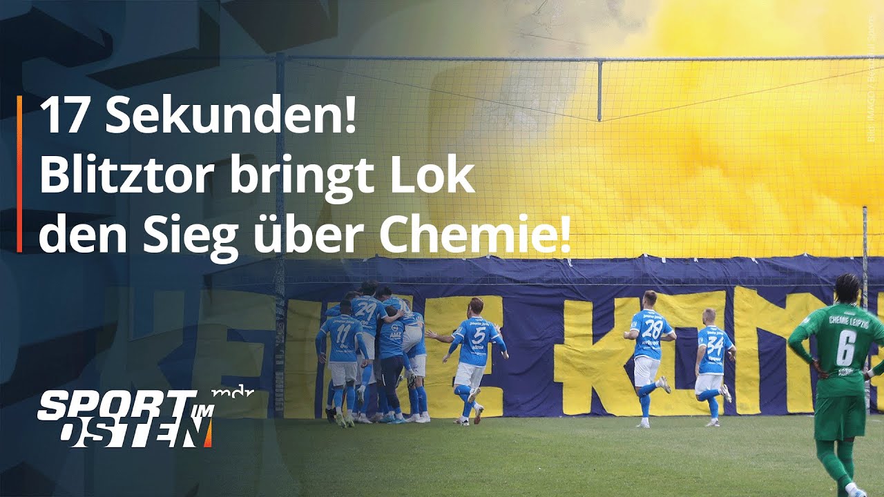 Lok Leipzig nach Derbysieg bei Chemie im Halbfinale | MDR
