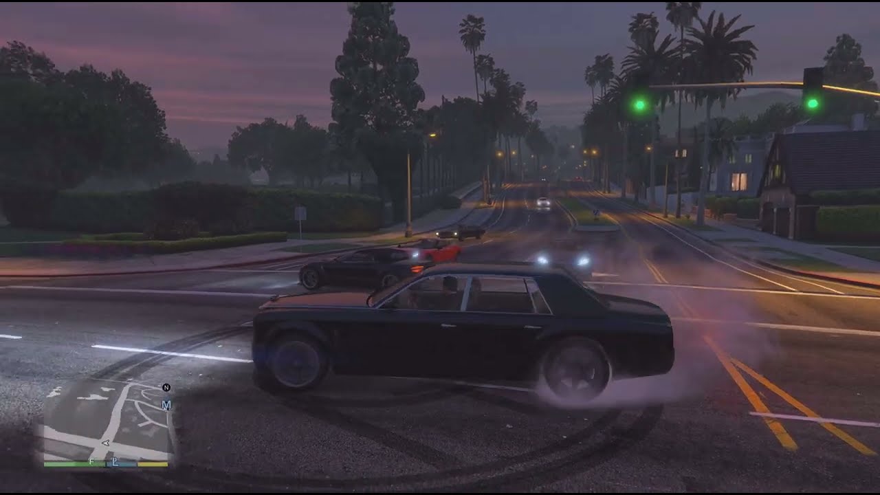 GTA V | Luxury Ride, Burnouts & a Brutal Escape Fail