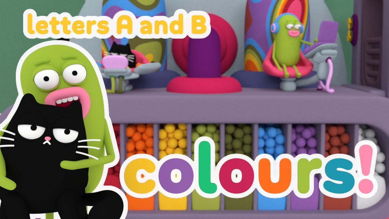 Guess the pictures! Learn the colours!