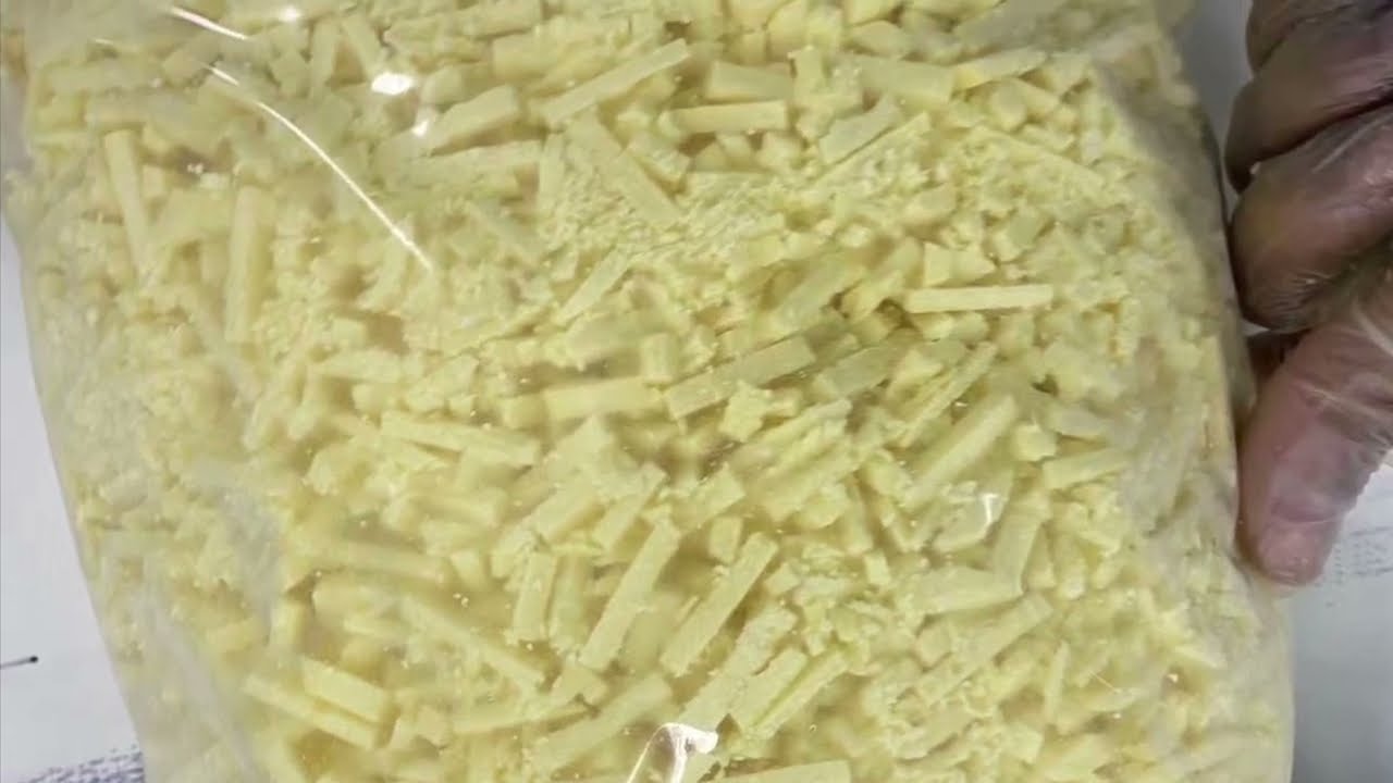 CDJX Shredded Cheese Machine, Cheese Slicer, Cheese Processor, Cheese Cutter 4*4*20
