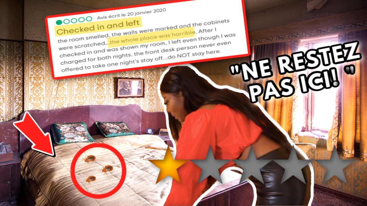 JE PASSE LA NUIT DANS LE PIRE HOTEL DE WASHINGTON DC ( PLUS JAMAIS)