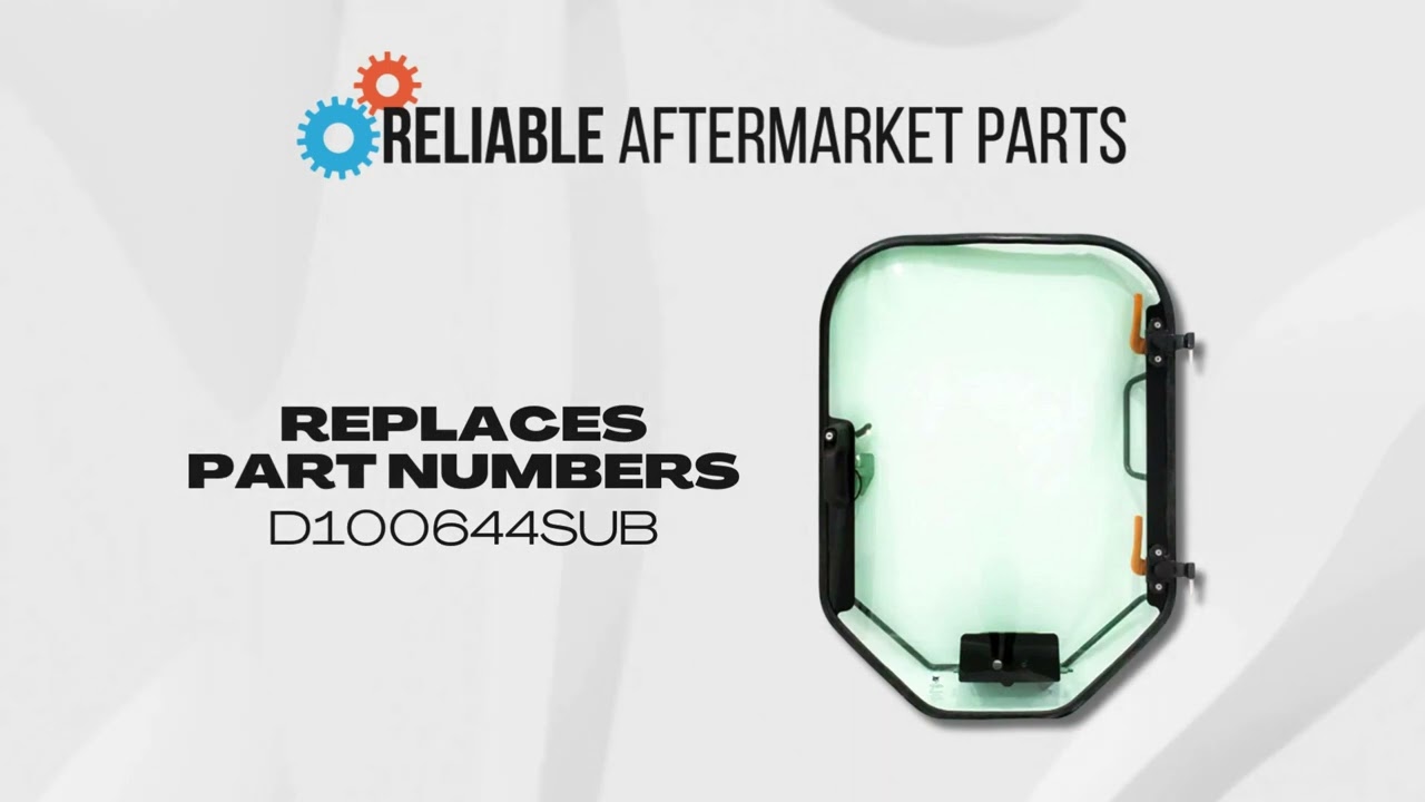 M Series Glass Door Assembly Fits Bobcat Compact Loader T450 550 T590 T595