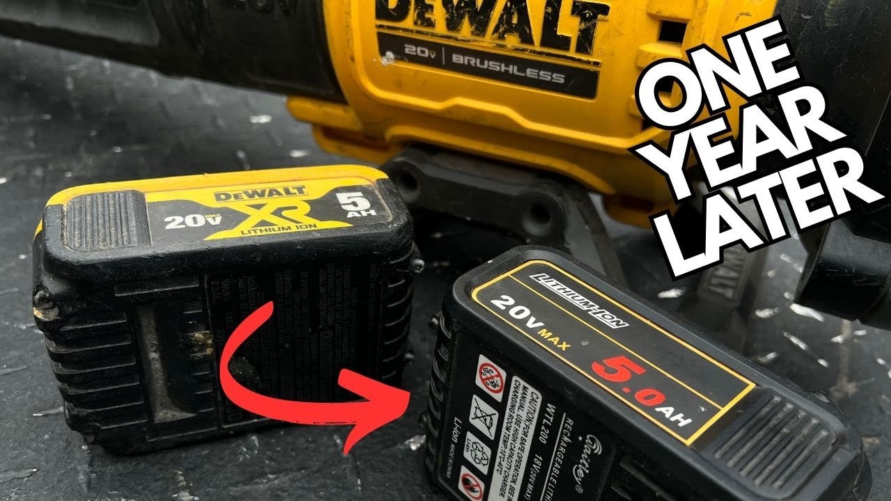 DEWALT knock off batteries - ONE YEAR LATER!