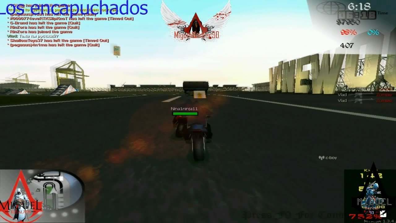 Haciendo Pelotudeces en MTA Con Ninja1ninja11  +extra