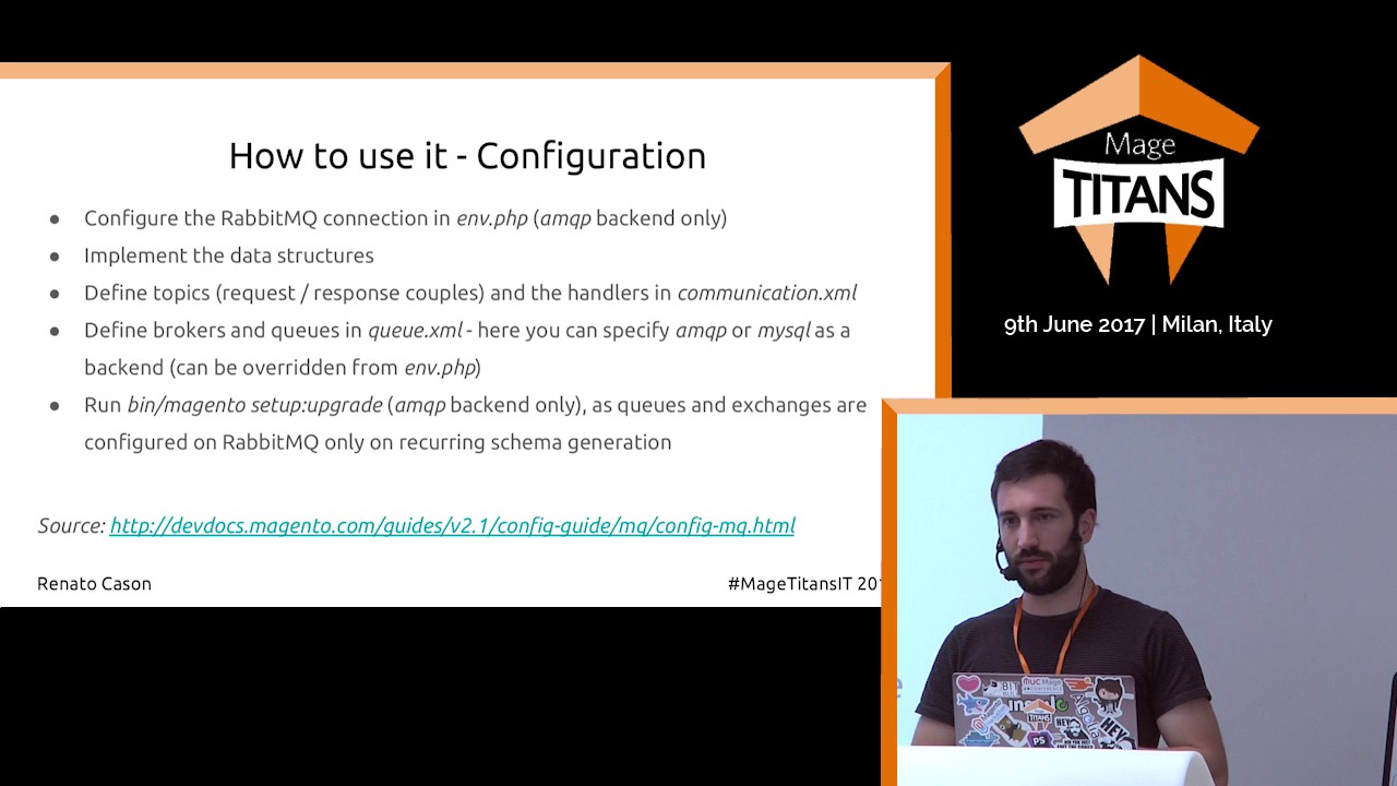 Mage Titans IT 2017 - Renato Cason – Magento 2 and AMQP