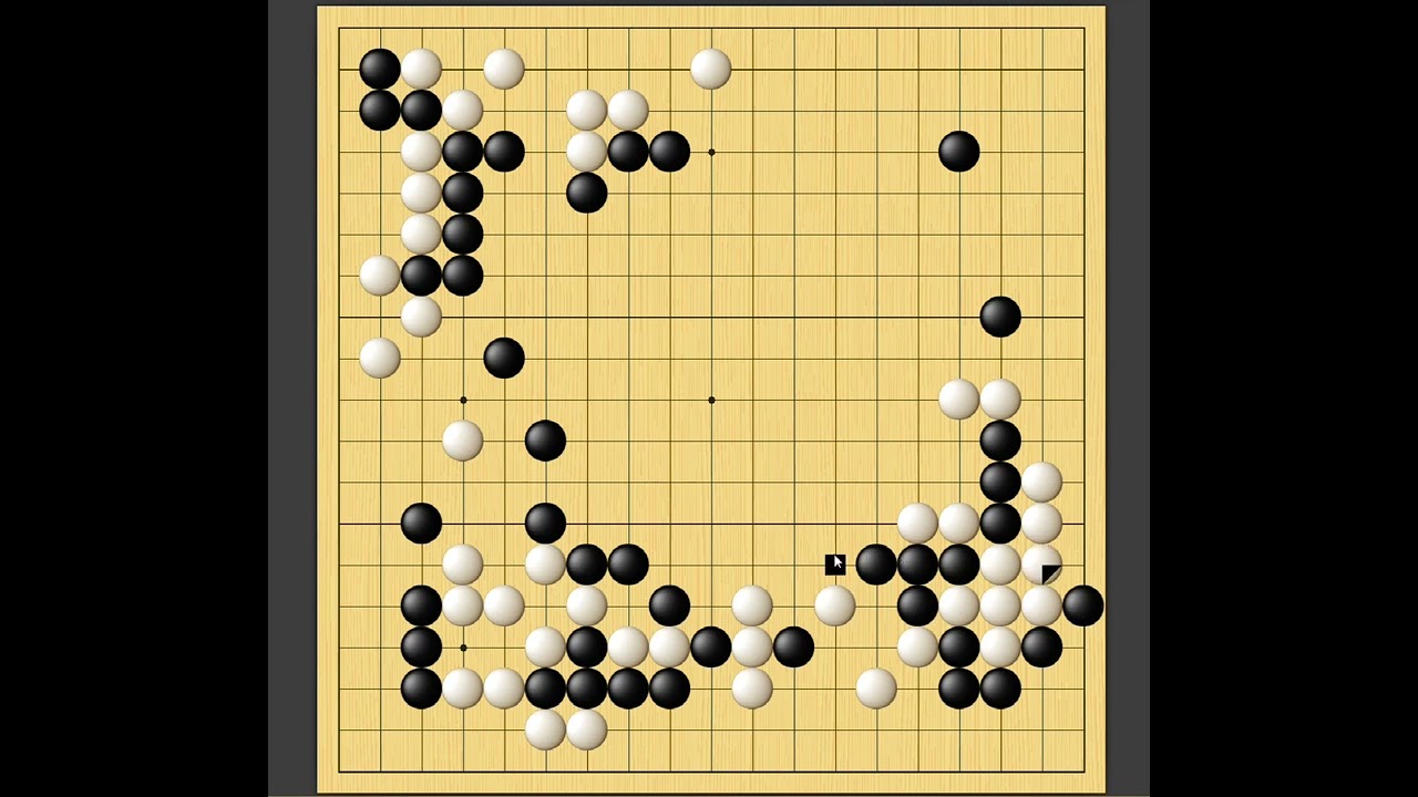 围棋野狐中段示范对局（167）：开局中刀了怎么办，还有机会吗？