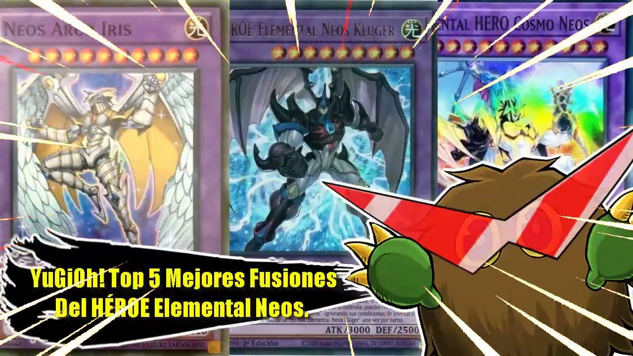 YuGiOh! Top 5 Mejores Fusiones Del HÉROE Elemental Neos.