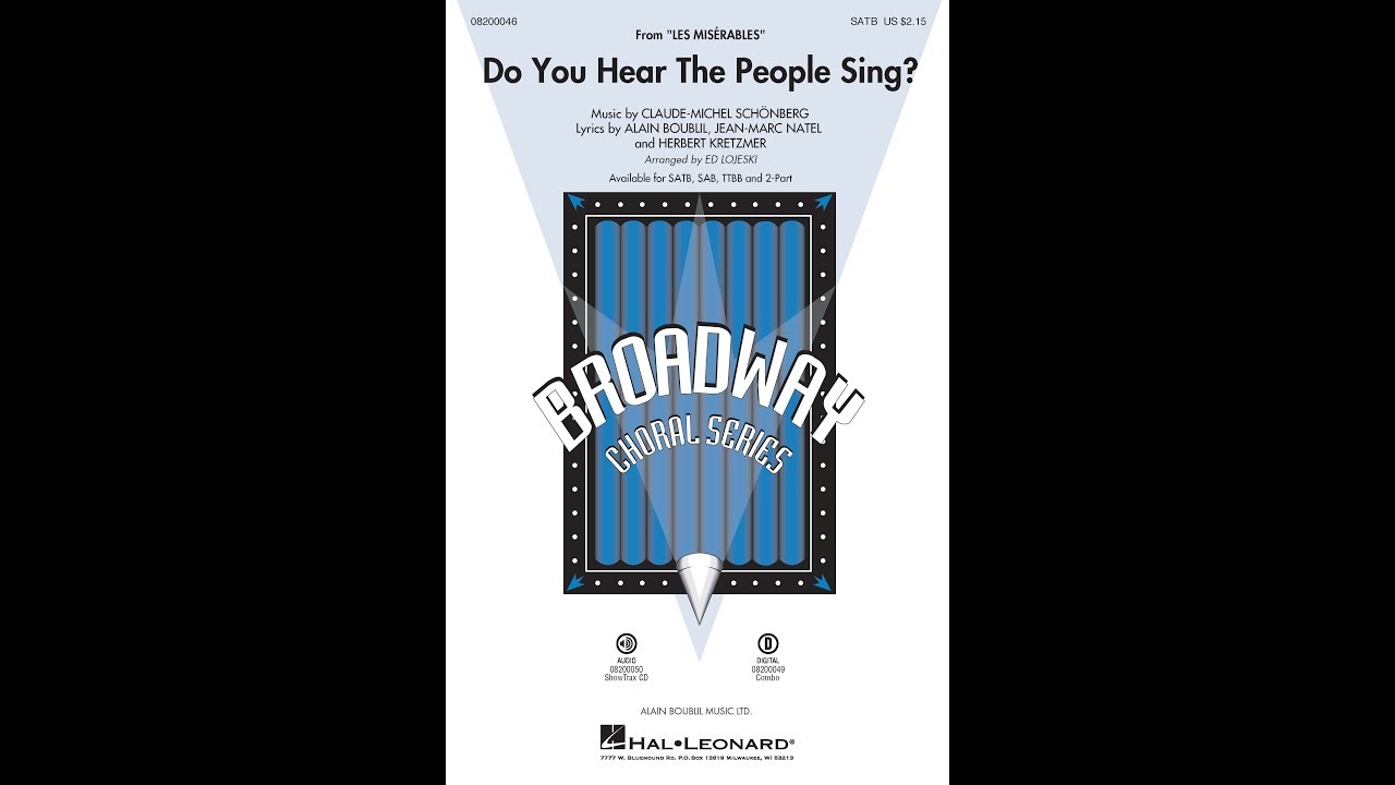 Do You Hear the People Sing? (from Les Misérables) (SATB Choir) - Arranged by Ed Lojeski