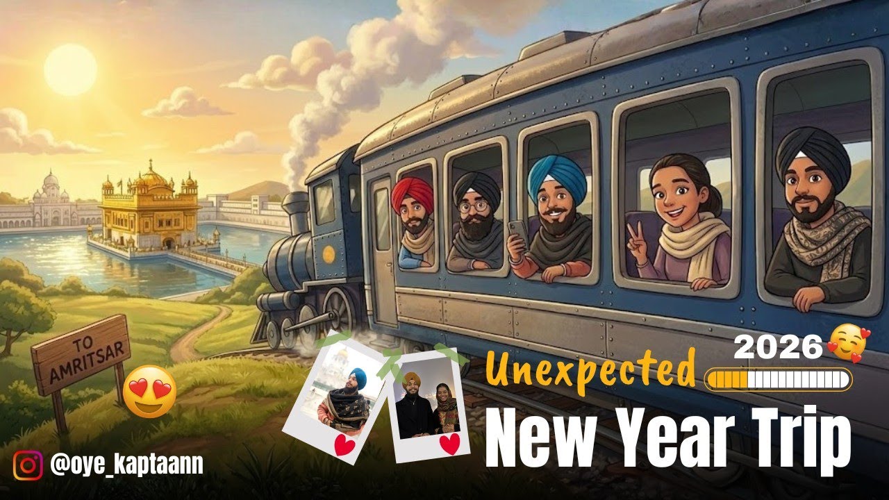 Amritsar Trip 2026😍: Itni Masti ki hum Pagal ho gaye! 😂 Best New Year Ever 😍✨( PART 1 🤍) 