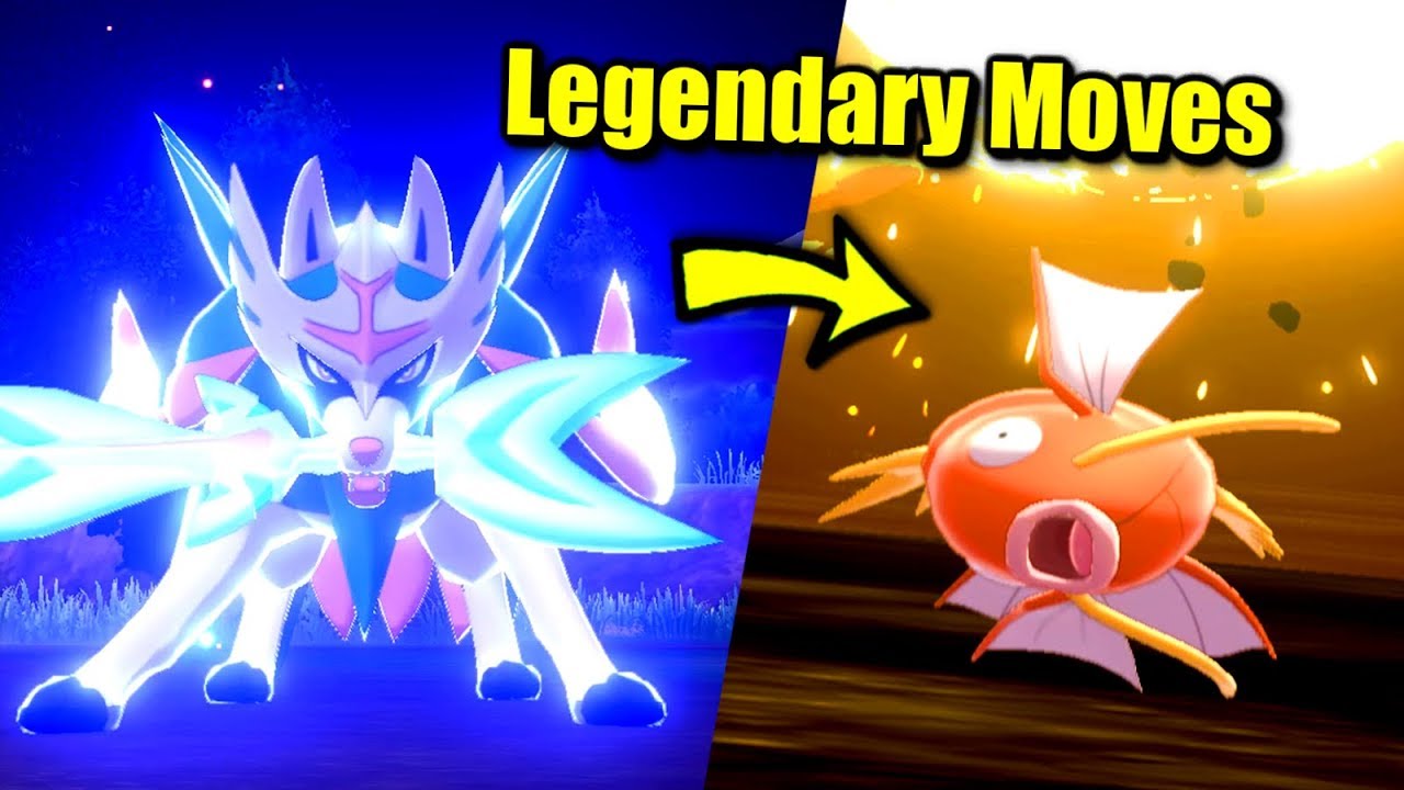 What Happens When Magikarp Uses Legendary Signature Moves in Pokémon Sword & Shield?