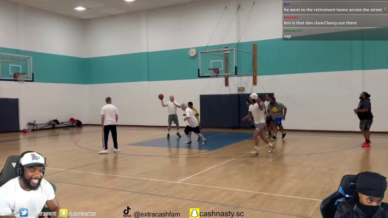 WAT U MEAN!? Reacting To Cash FLIGHT PLAYED AGAINST SENIOR CITIZENS! 5v5 IRL!