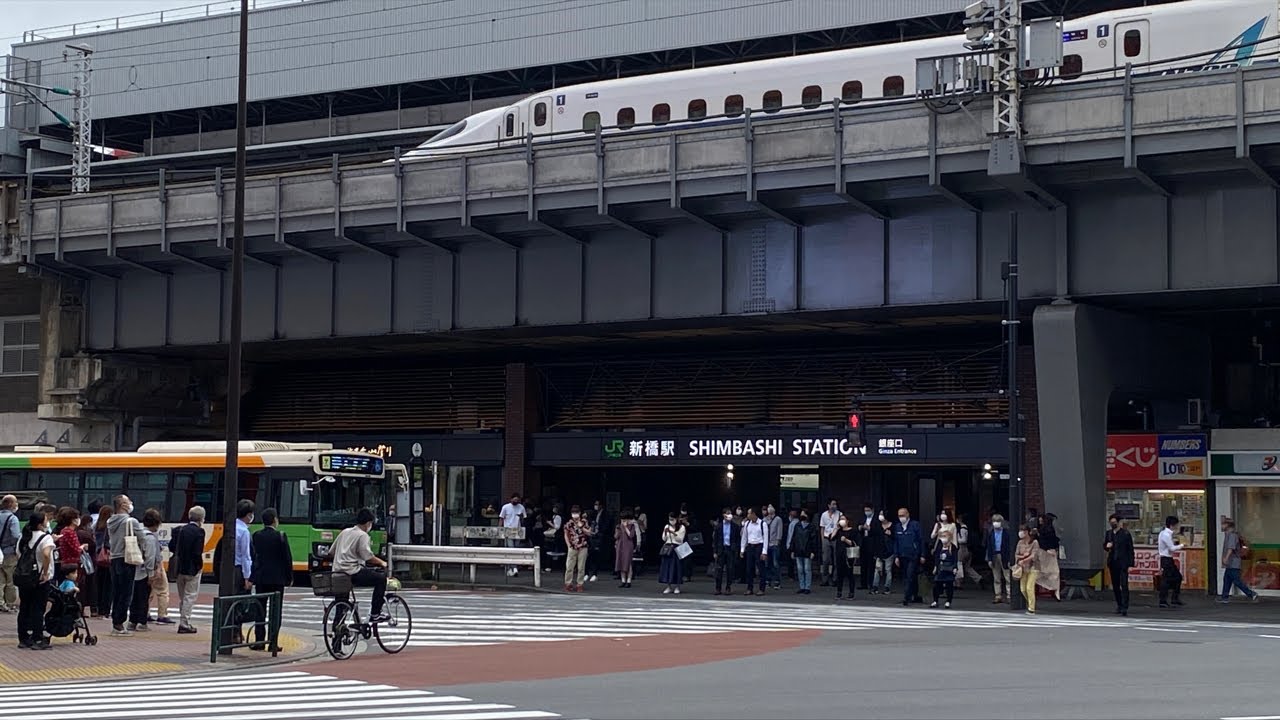 Shinbashi Station Ginza Exit Street View