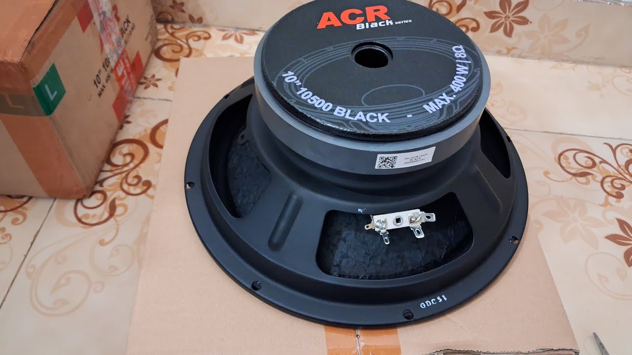 Unboxing dan review singkat speaker acr Black 10500 terbaru dari Sinar baja Elektrik
