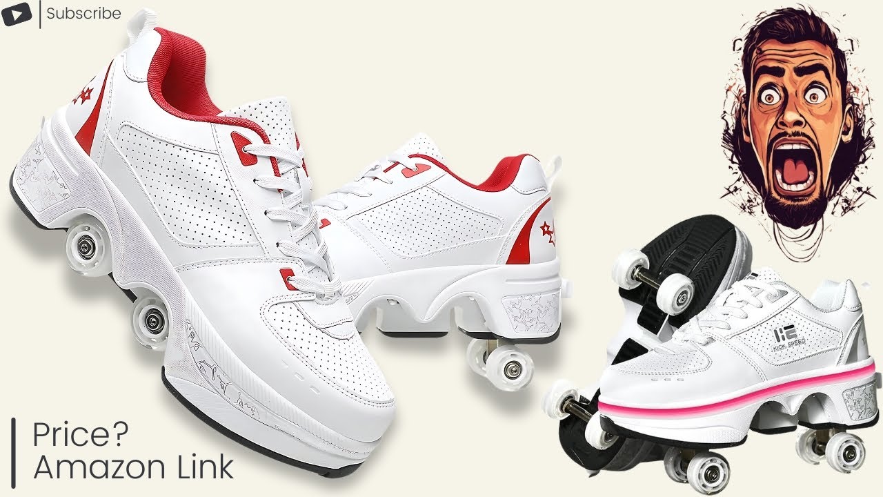 Convertible Roller Skates Shoes for Men & Women Unboxing, Price with Amazon Buy Link