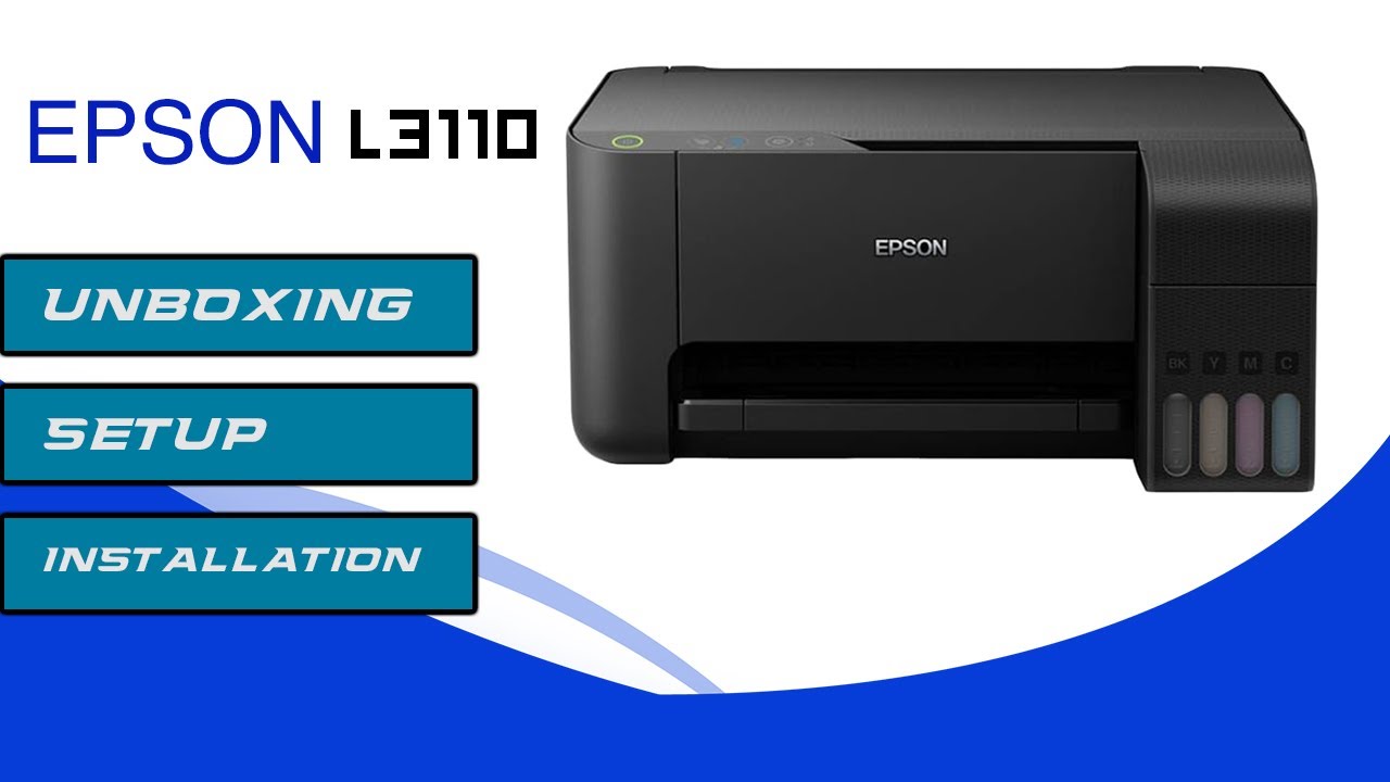 Epson L3110 Printer Unboxing | Setup | Installation (Tagalog)