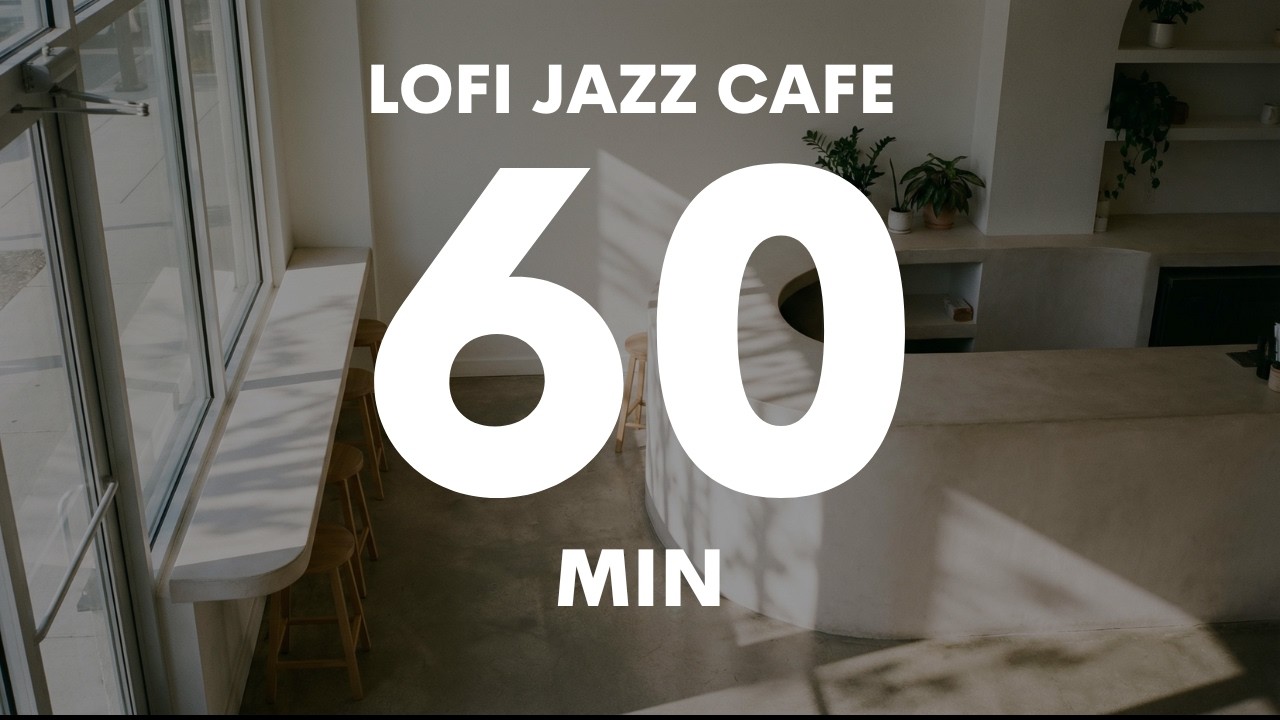 Sunny Minimal Lofi Jazz Café ☕ | 1 Hour Chill Study Music