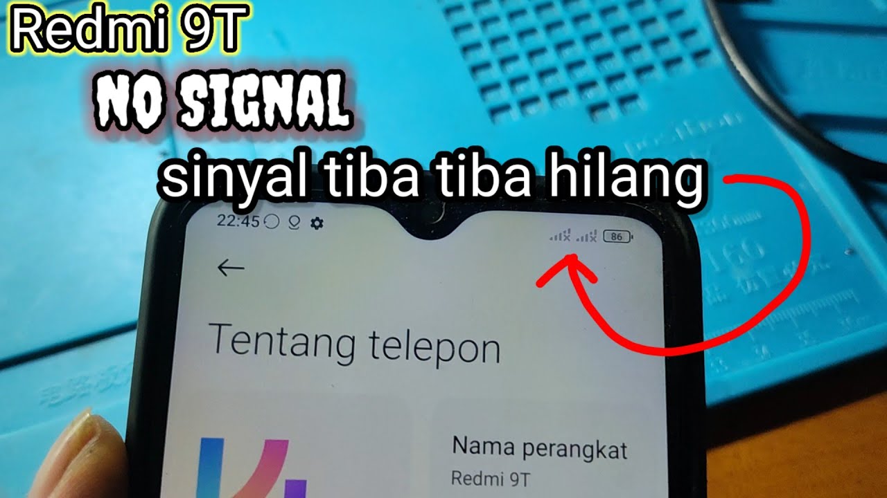 tanpa ganti sparepart service Redmi 9T Tidak ada sinyal | Xiaomi Redmi 9t no signal Solution