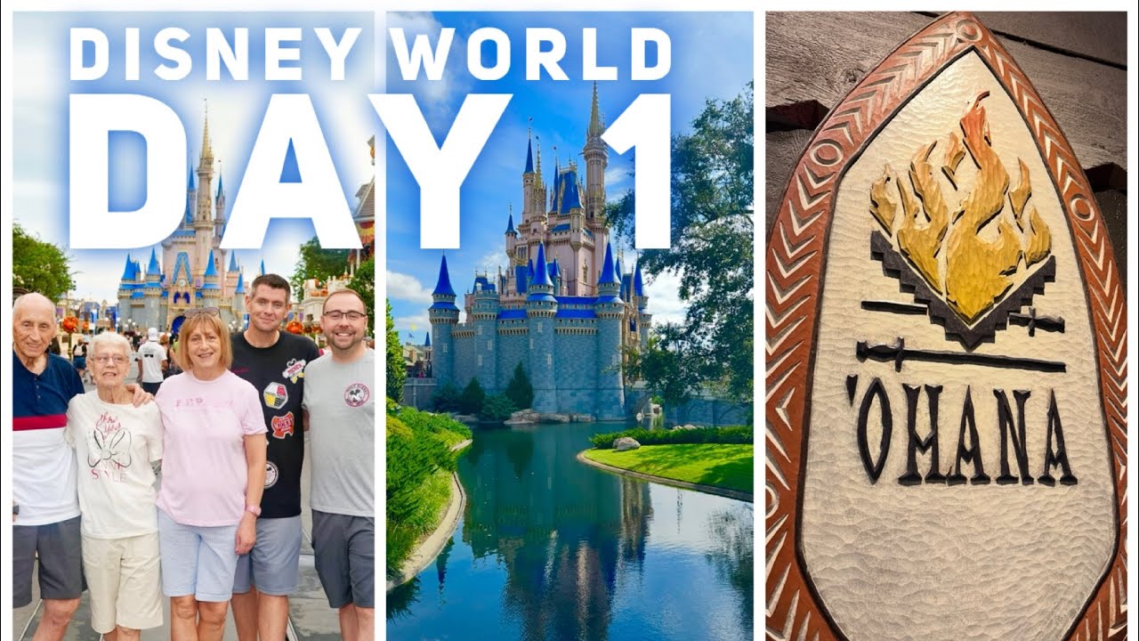 WALT DISNEY WORLD 🏰 - ДЕНЬ 1 - ВОЛШЕБНОЕ КОРОЛЕВСТВО, ЭЛЬНЫЙ САЛОН И УЖИН В СТИЛЕ ОХАНА