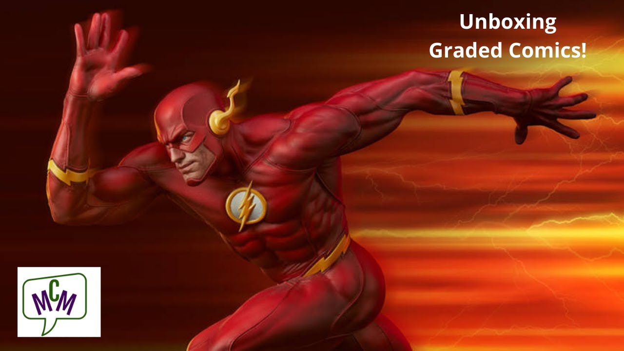 Comic Book Auction Unboxing of Raw, CGC, and CBCS Comics - Flash and Others (ep 20)