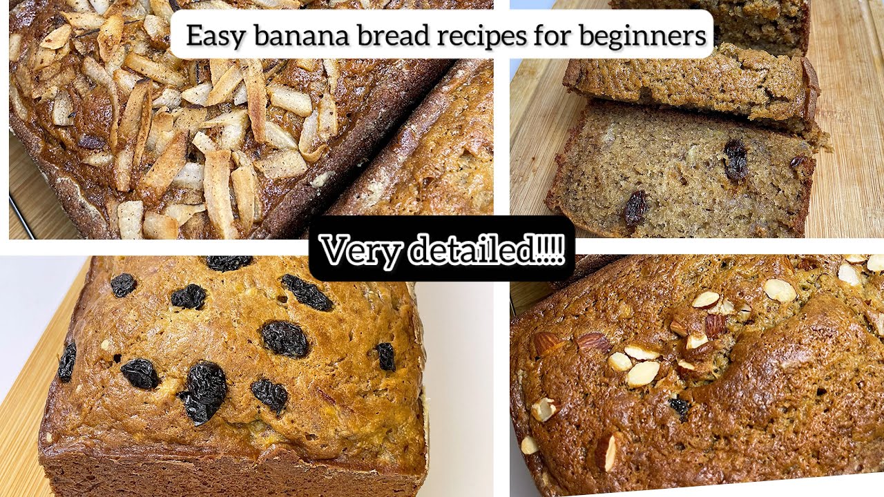 Secret tips to making the best banana bread in two ways for beginners | step by step | very easy