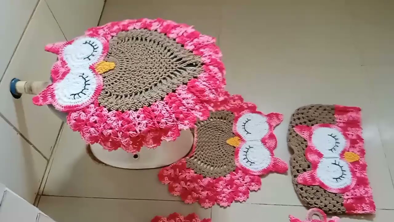 Nova Produção jogo de banheiro coruja dorminhoca 💕🦉