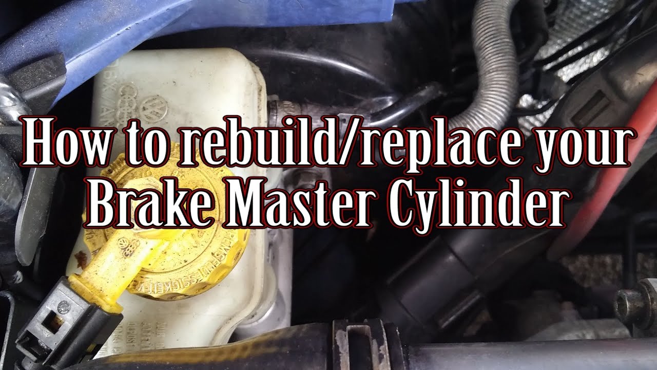 How to rebuild or replace an Audi/Seat/VW/Skoda brake master cylinder