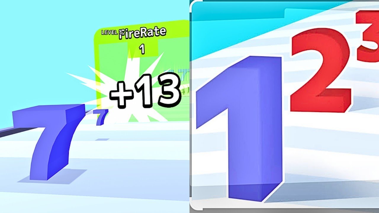 Number Master vs Number Merge Shooting Game - All Levels New Update Gameplay ( Android iOS)