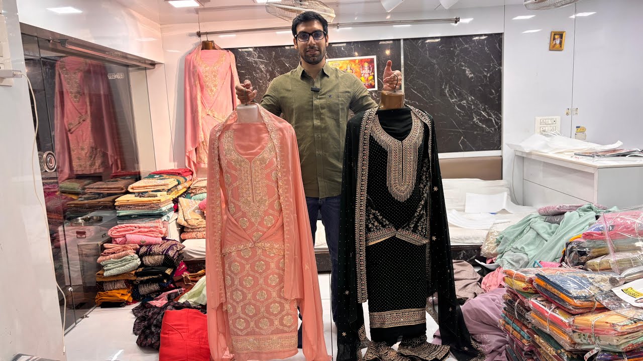 फैंसी डिज़ाइनर Ladies suit dress material कोई नहीं दे पाएगा यह रेट में | Suit Manufacture In Surat