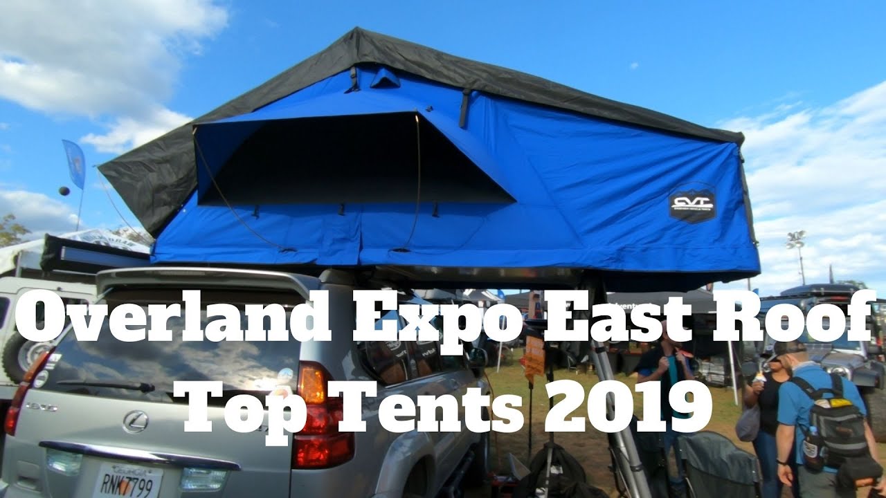 Палатки на крышу для выставки Overland Expo East 2019