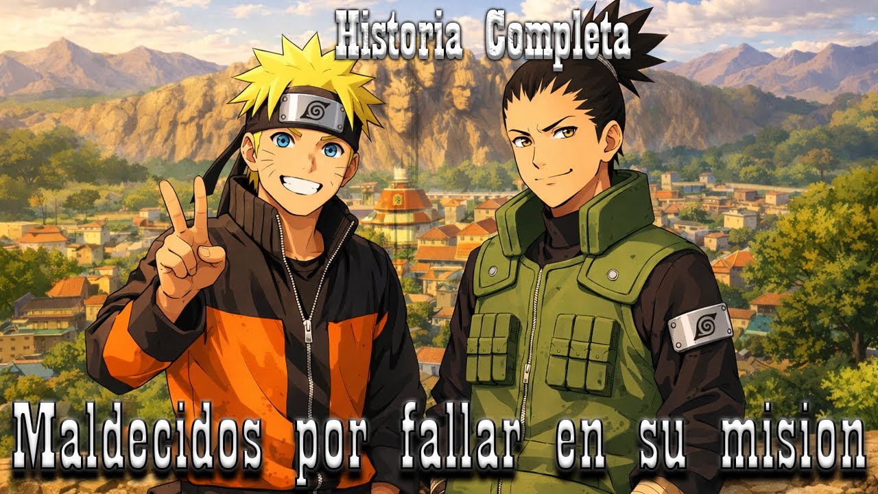 QHPS Naruto y Shikamaru  eran maldecidos por fallar en una mision - historia completa
