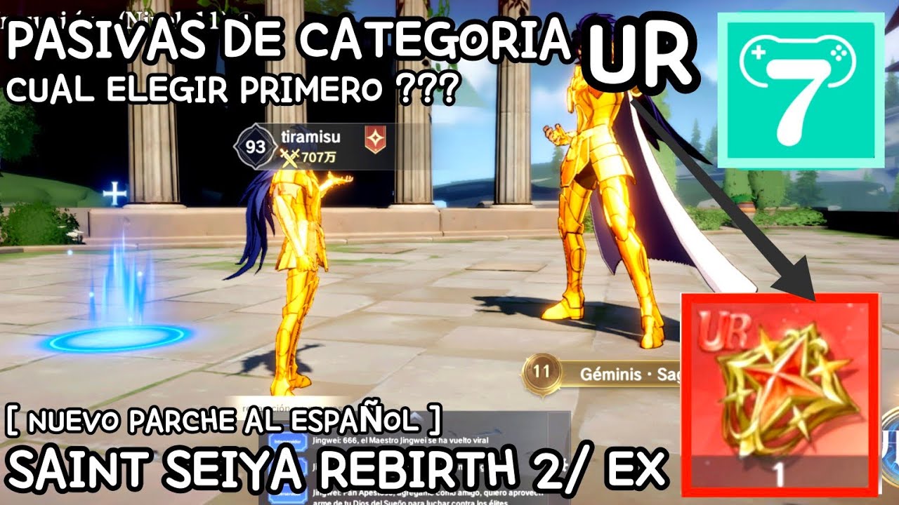 Saint Seiya Rebirth II/ EX [ Pasar Personajes a UR , Cuál es mejor ???] 