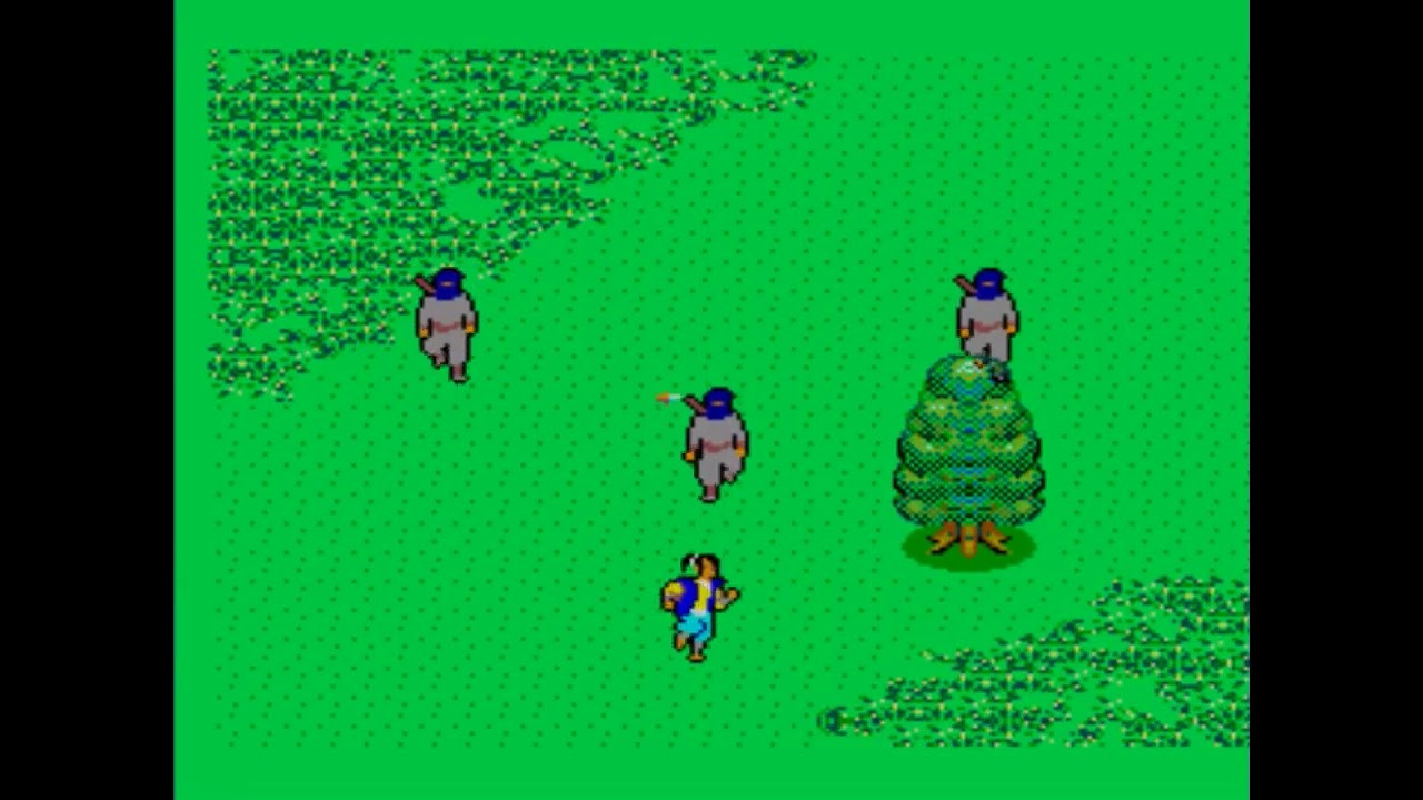 The Ninja - Sega Mark 3  Master System Game Play (Japan)