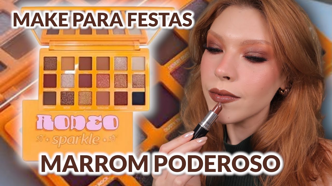 MAKE **MARROM PODEROSO** FESTAS DE FINAL DE ANO 2025!!