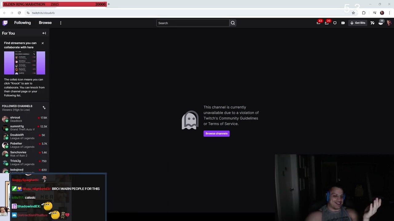 tyler1 how to get banned on twitch instantly