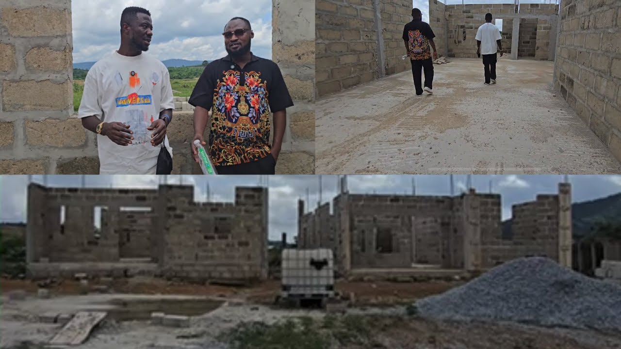Kwaku Manu & Funny Face Visit KM Golden Estate for Special Site Inspection Ahead of New Developments
