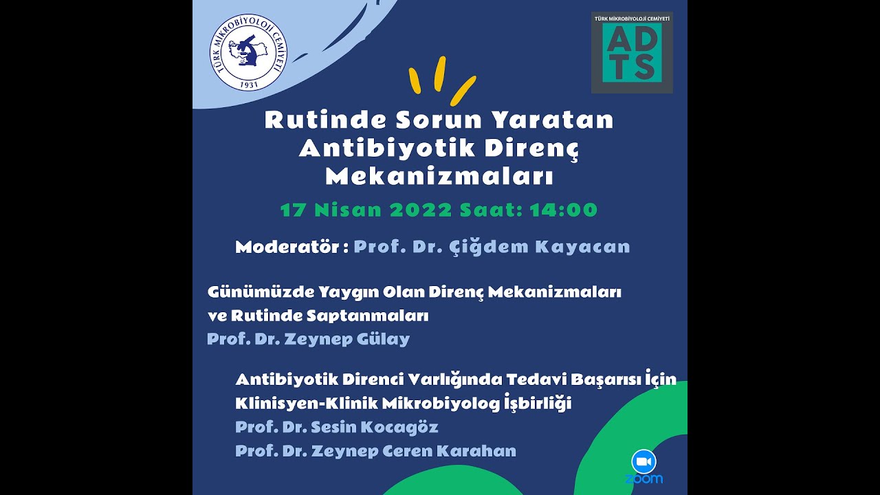 Rutinde Sorun Yaratan Antibiyotik Direnç Mekanizmaları
