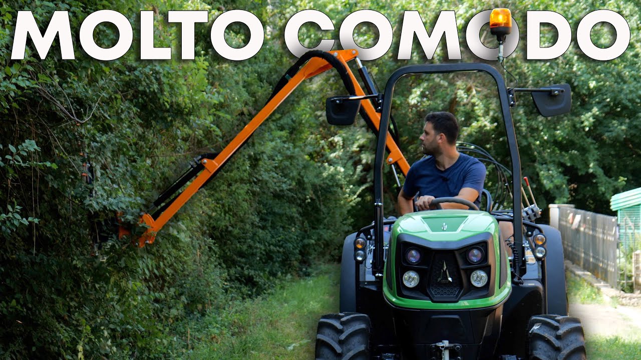 Taglio delle SIEPI con il TRATTORE