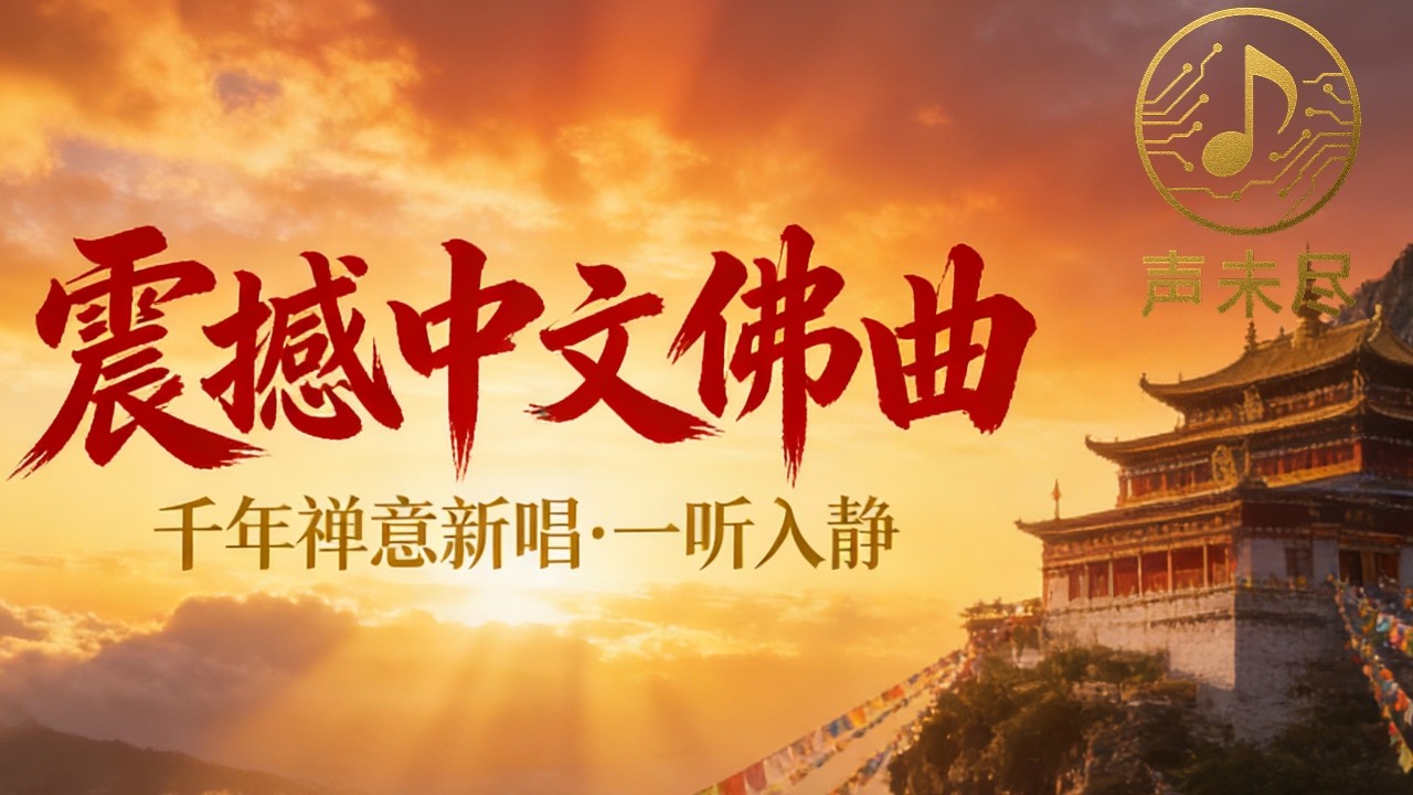 深夜必听中文佛曲｜23分钟放下执念・听见慈悲・回到光｜声未尽