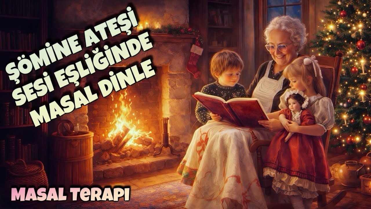 ŞÖMİNE ATEŞİ SESİ EŞLİĞİNDE MASAL DİNLE-Büyüklere Masallar-Masallar-Sesli Kitap-Peri Mia Masalları