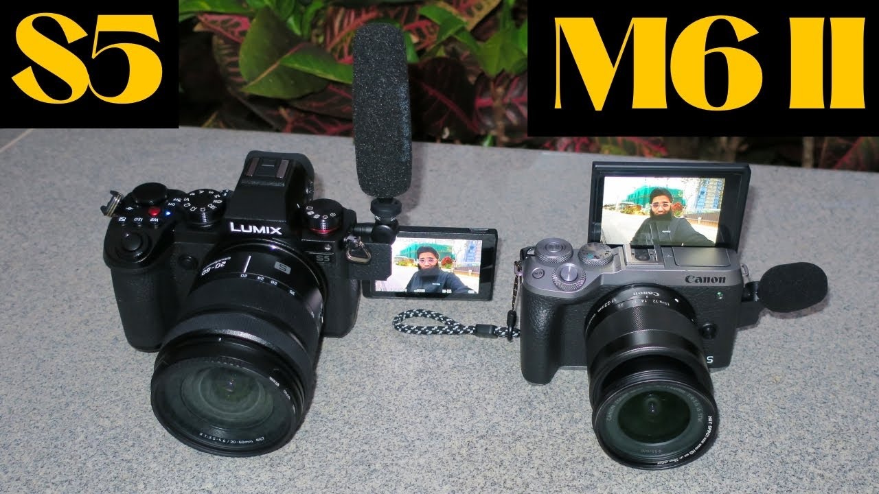Panasonic S5 vs Canon M6 II | ISO & Video Stabilization Test | Full Frame vs APS-C for Vlogging!