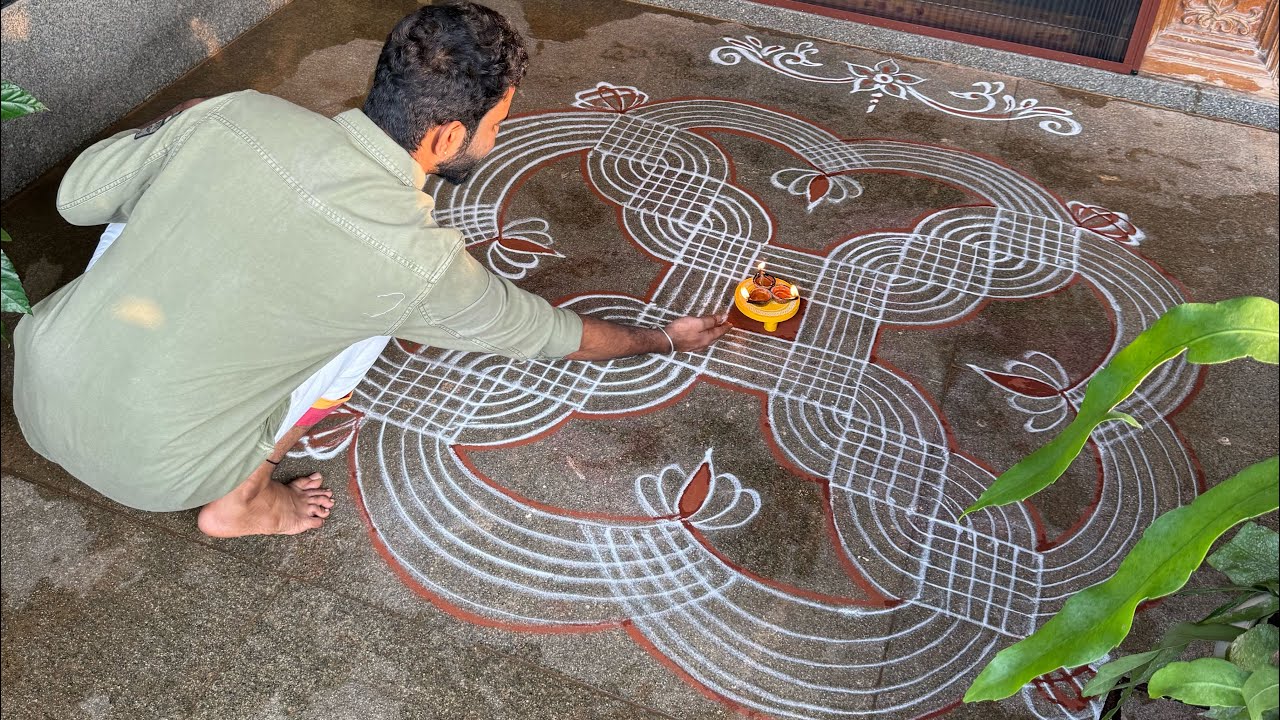 Day 19  dhanurmasam #muggulu #kolam #margazhi 