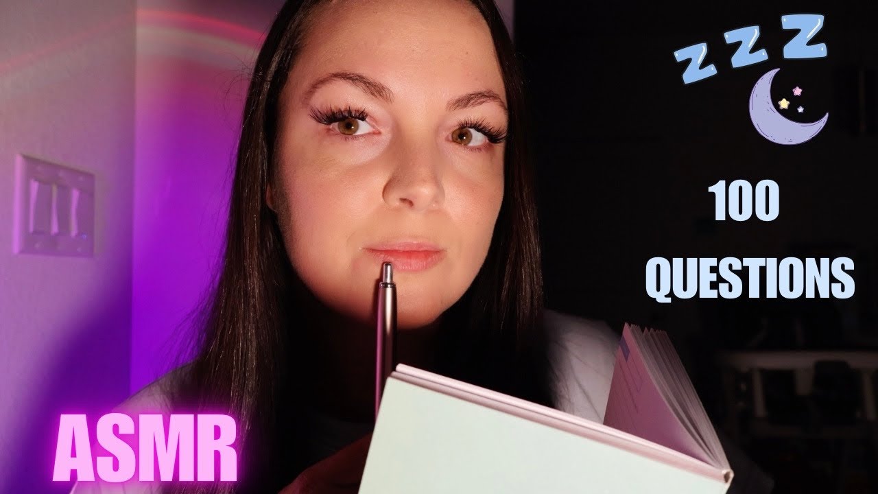 ASMR Asking you 100+ Random Trivia Questions Whispered