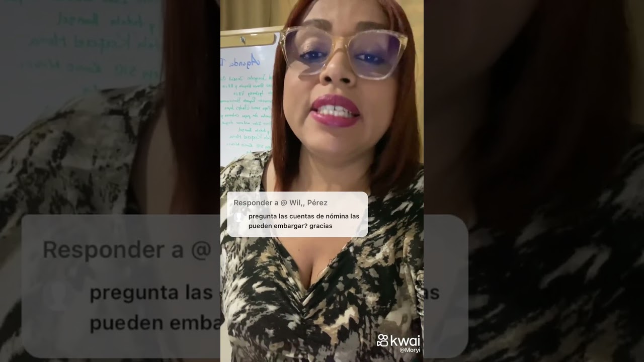 CUANDO SE PUEDE EMBARGAR LA CUENTA DE N&Oacute;MINA ?