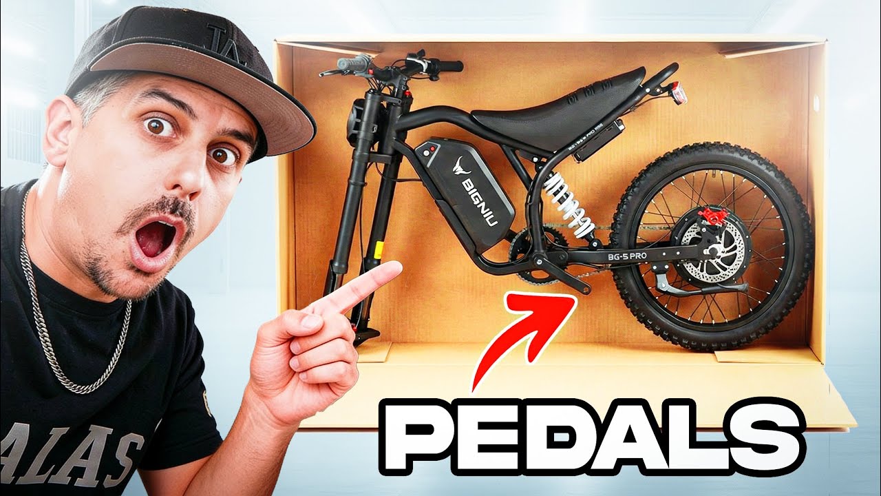 Pedals on a Dirt E-Bike? Bigniu BGS Pro Blurs the Lines!