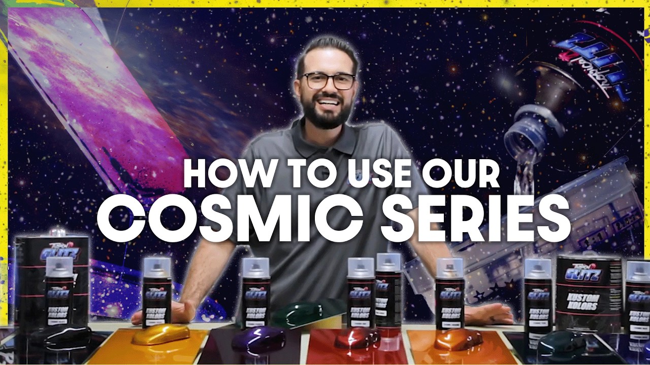 Индивидуальная окраска с блестками тропического блеска серии COSMIC