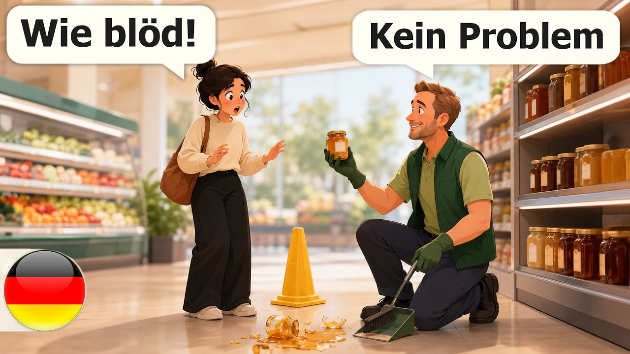 Start Learning German with Simple Dialogues (A1-A2) Shopping & Supermarket