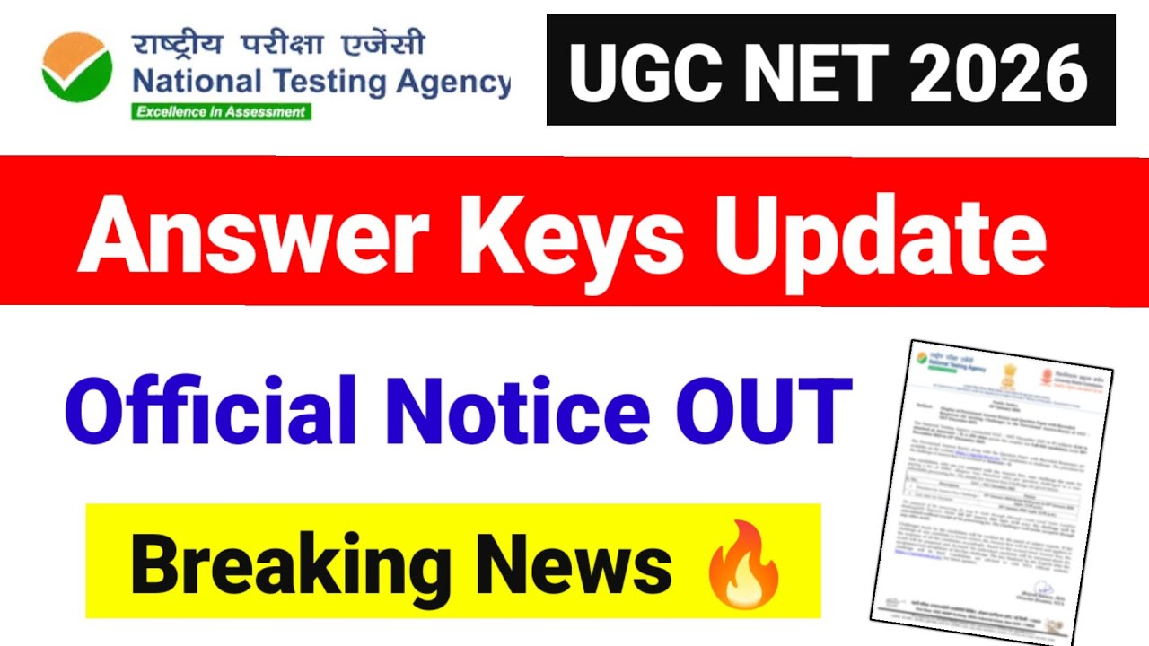 💥Breaking News !! UGC NET Answer Keys Update | Official Notice | UGC NET Result | UGC NET MENTOR