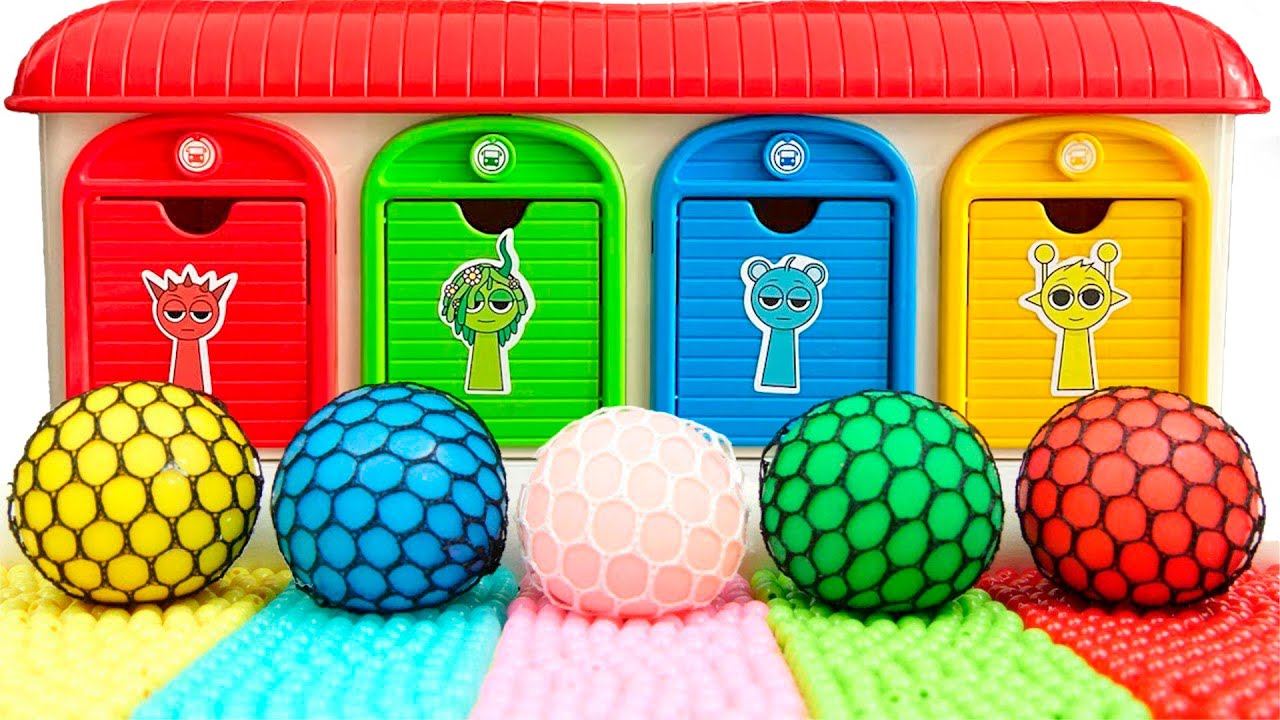 Oddly Satisfying Garage | DIY Making 5 Funny Super Spime Balls Crate Full Relax Sound In Garage ASMR