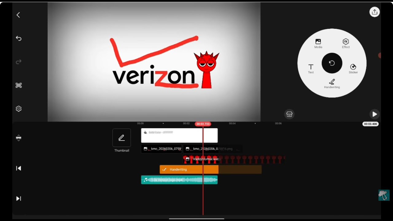 Verizon Logo Remake Kinemaster Speedrun x8 Speed