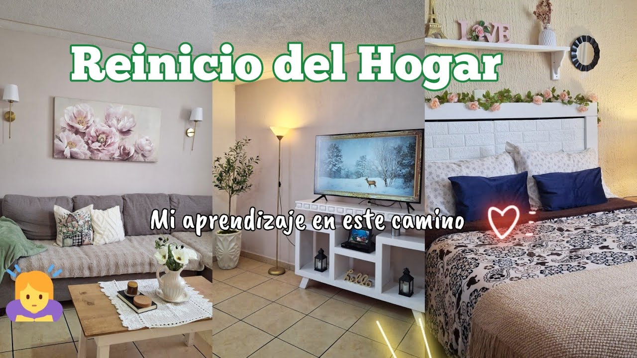 🏡Hogar bonito y acogedor/Reinicio después de vacaciones 